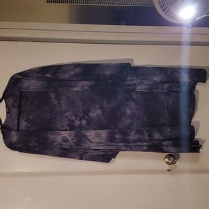 Torrid Black Tye Dye Kimono